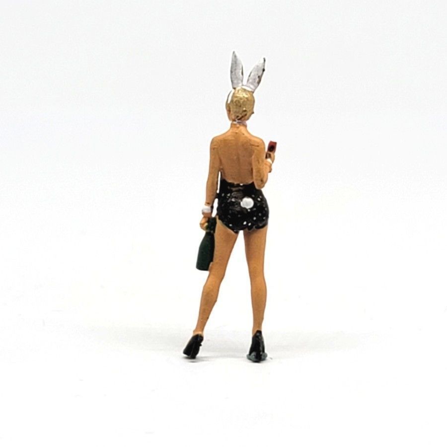 Figure Bunny girl in 1-64 scale diorama miniature 3D print model_4