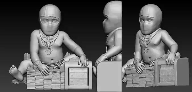 Thug Boy model 3D print model