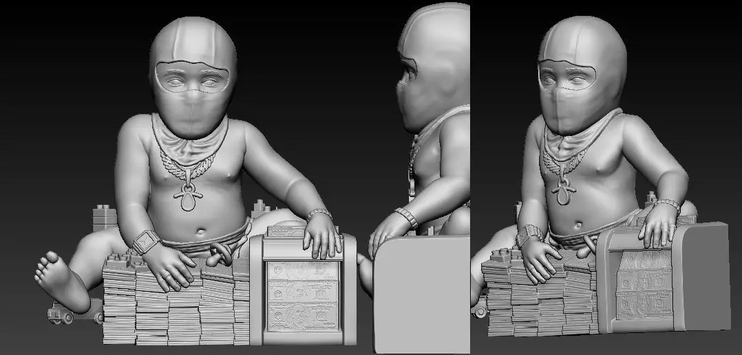 Thug Boy model 3D print model