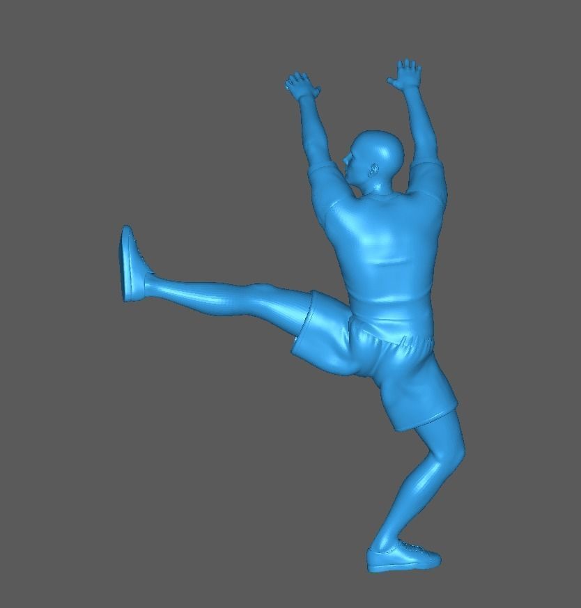 Figure Suryono climbing in 1-64 scale diorama miniature 3D print model_3