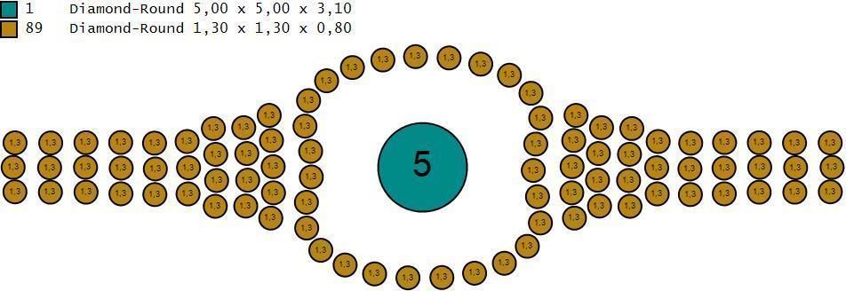 Gents Rings Diamond Men Ring STL 3DM 3D ready print model 3D print model_5