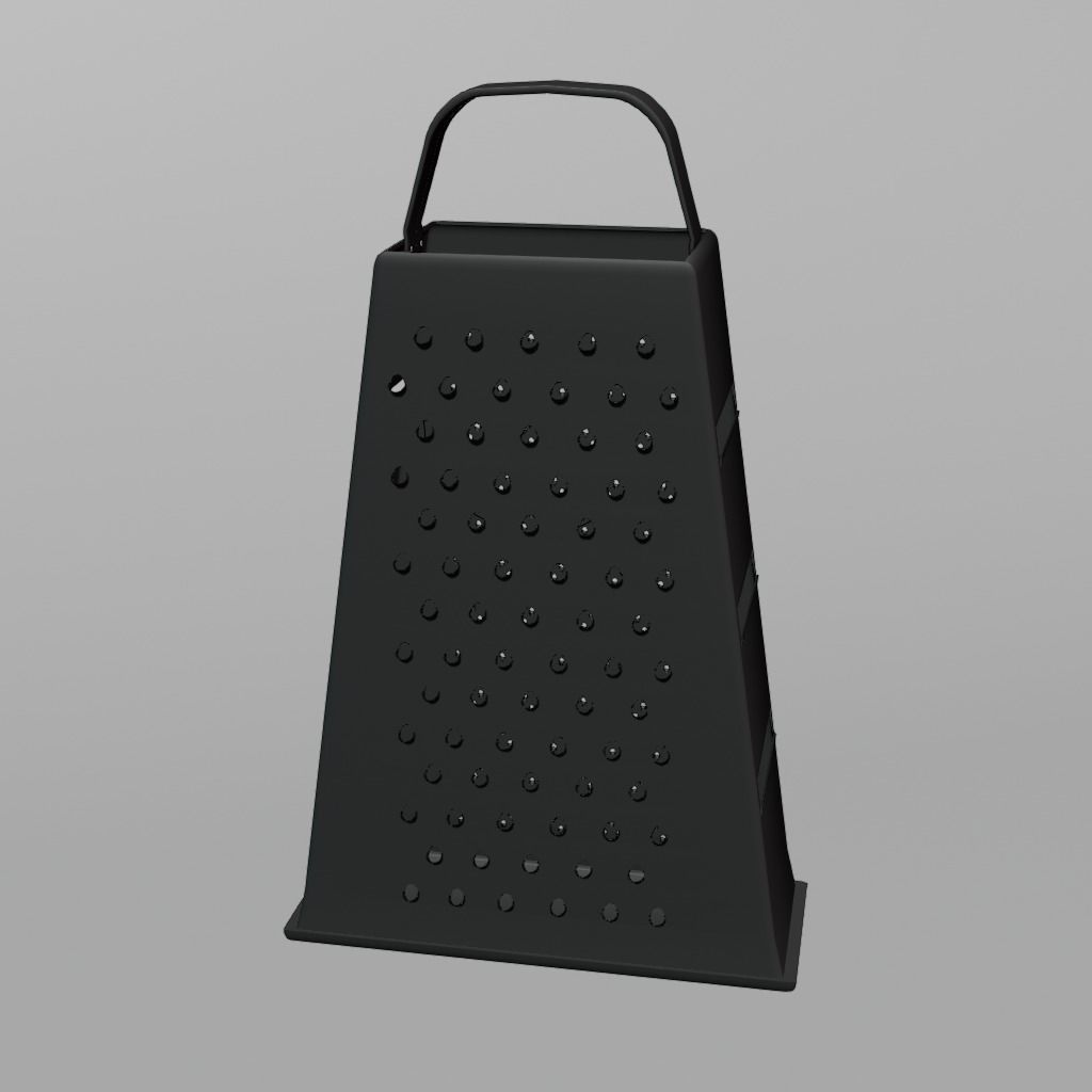 Grator detailed  3D model_2