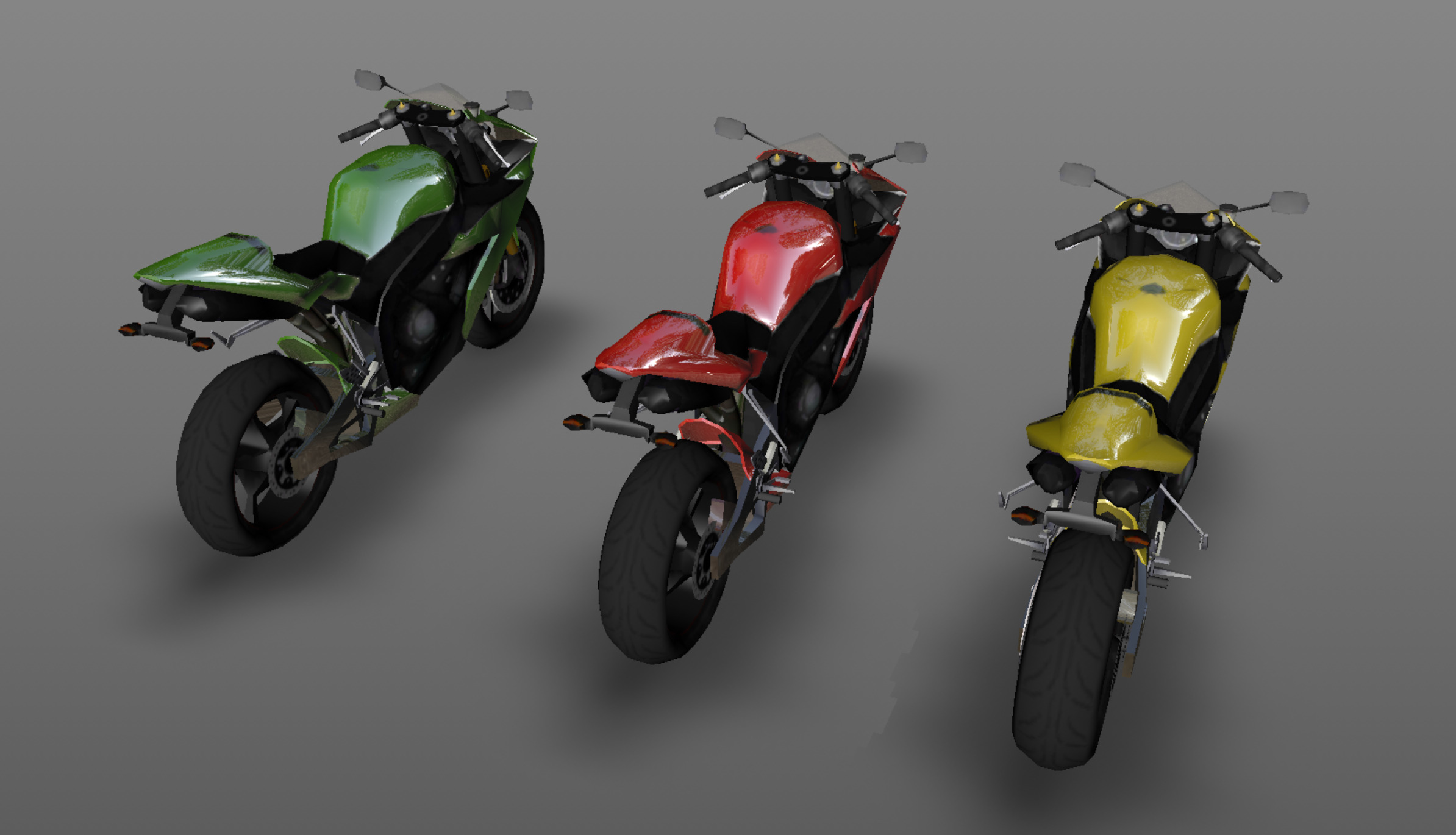 NINJA ブレンダー　新品 Kawasaki Ninja made using blender & Zbrush