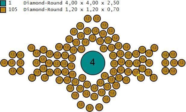 Gents Rings Diamond Men Ring STL 3DM 3D ready print model 3D print model_5