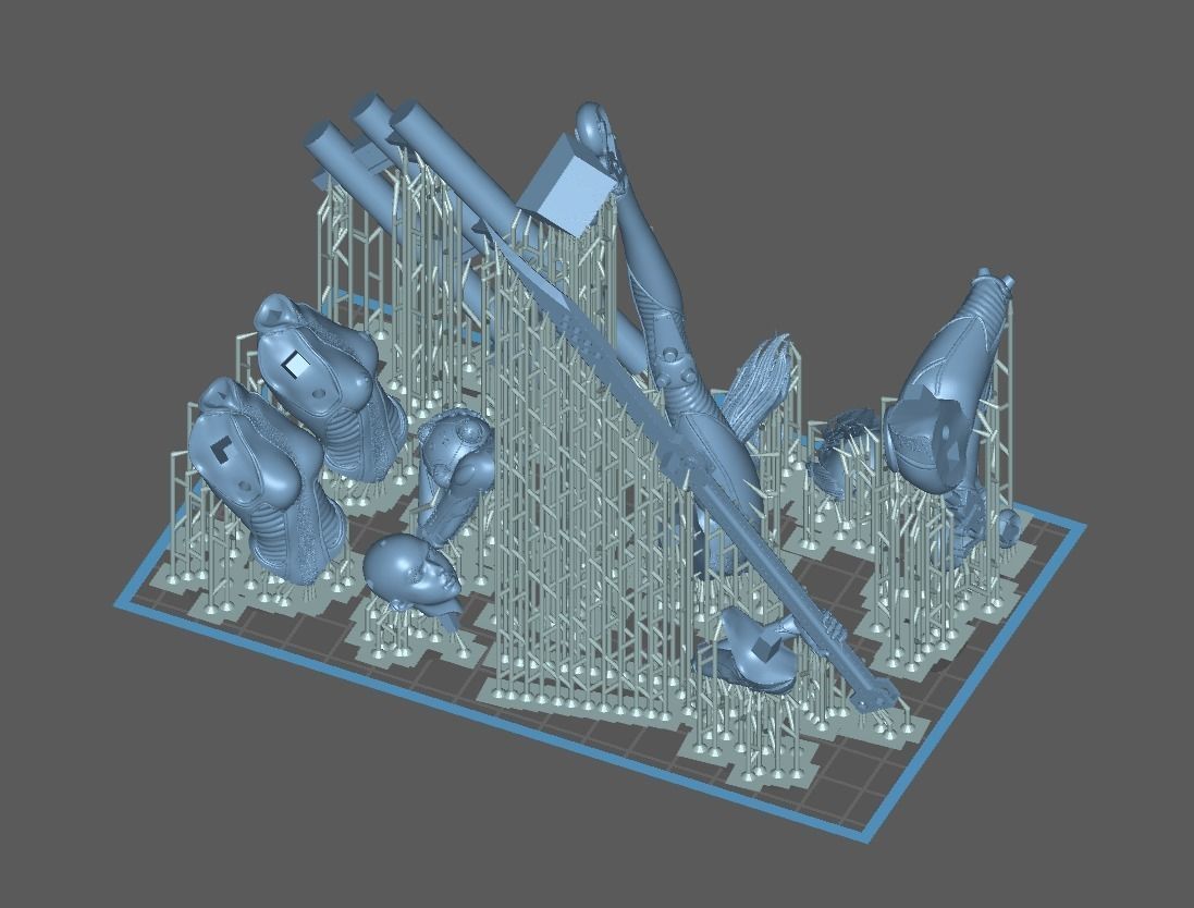 Battle Angel Alita - 1TO10 STL FILE 3D PRINT MODEL 3D print model_18