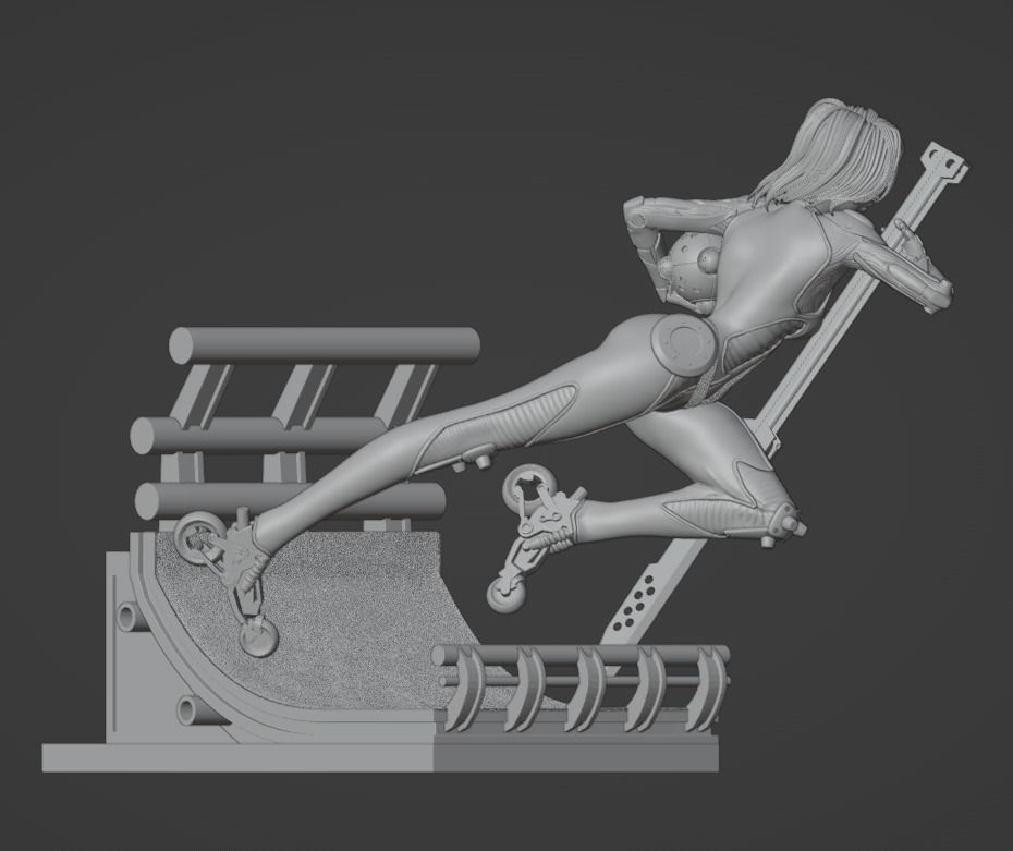 Battle Angel Alita - 1TO10 STL FILE 3D PRINT MODEL 3D print model_24
