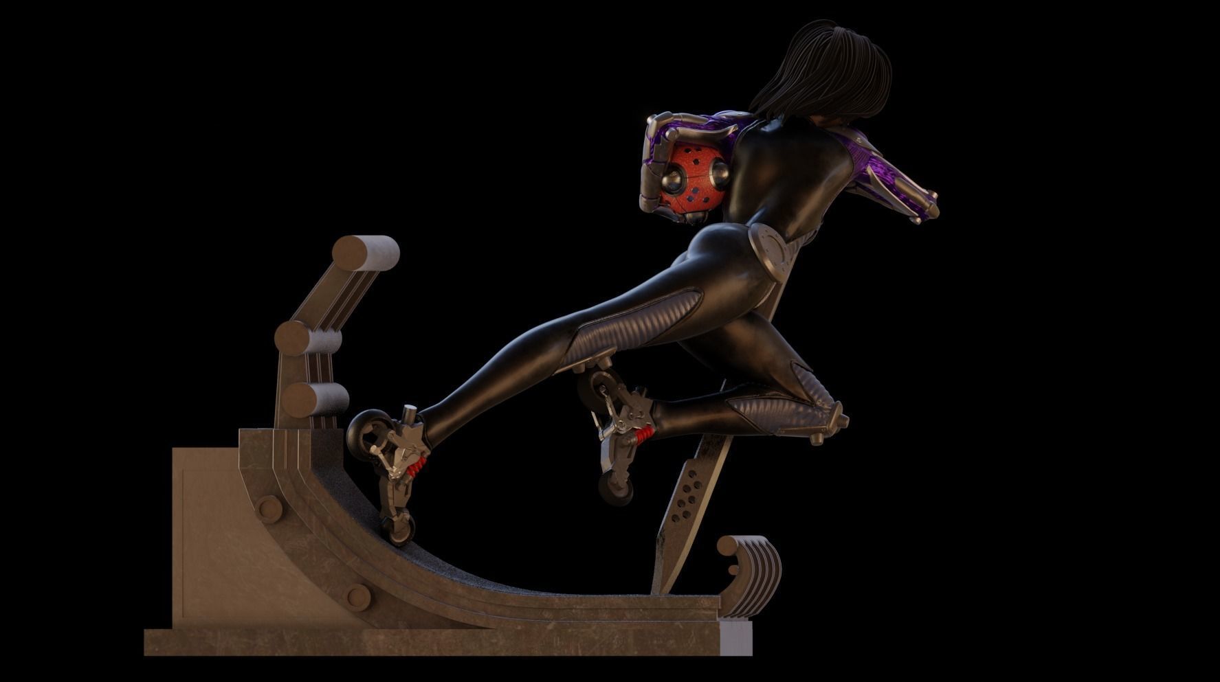 Battle Angel Alita - 1TO10 STL FILE 3D PRINT MODEL 3D print model_4