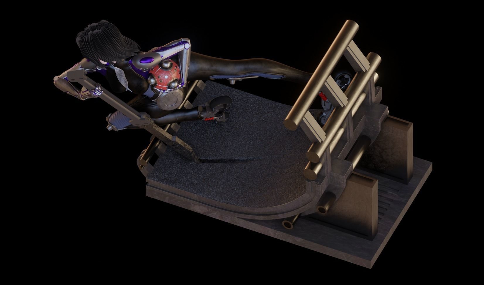 Battle Angel Alita - 1TO10 STL FILE 3D PRINT MODEL 3D print model_10