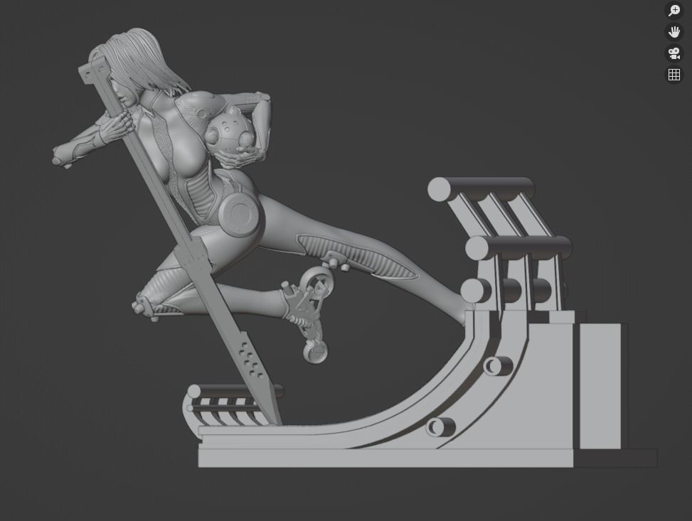 Battle Angel Alita - 1TO10 STL FILE 3D PRINT MODEL 3D print model_22