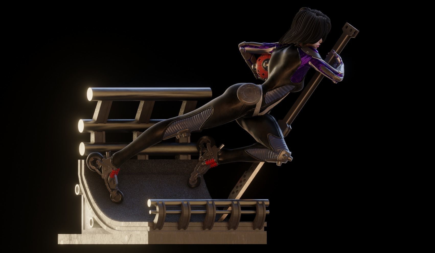 Battle Angel Alita - 1TO10 STL FILE 3D PRINT MODEL 3D print model_3