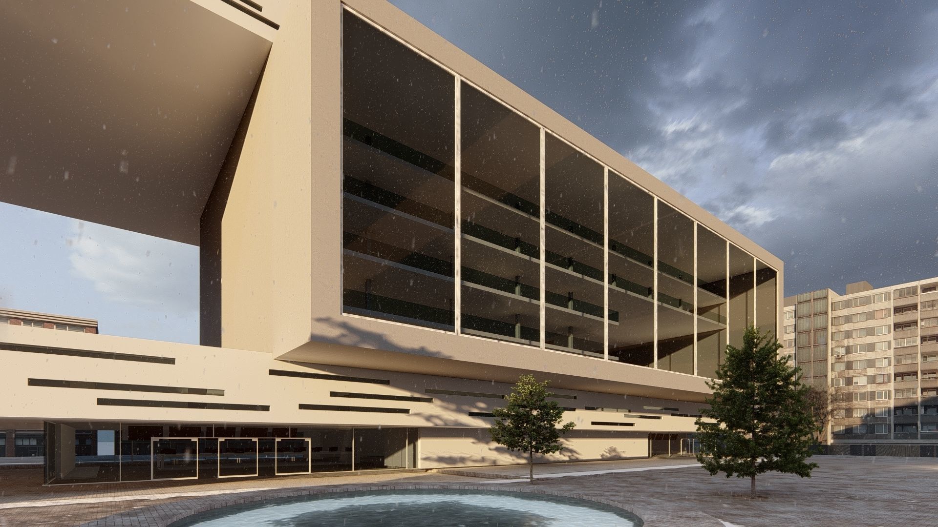 MODERN OFFICE BUILDING 3D model_3