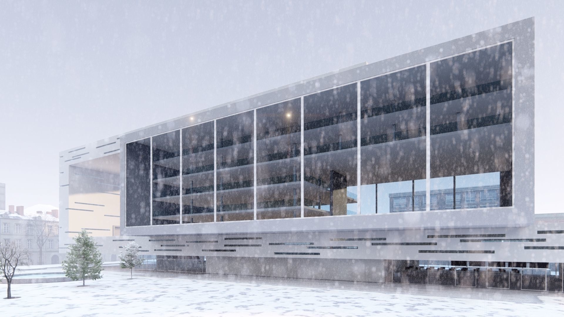 MODERN OFFICE BUILDING 3D model_1