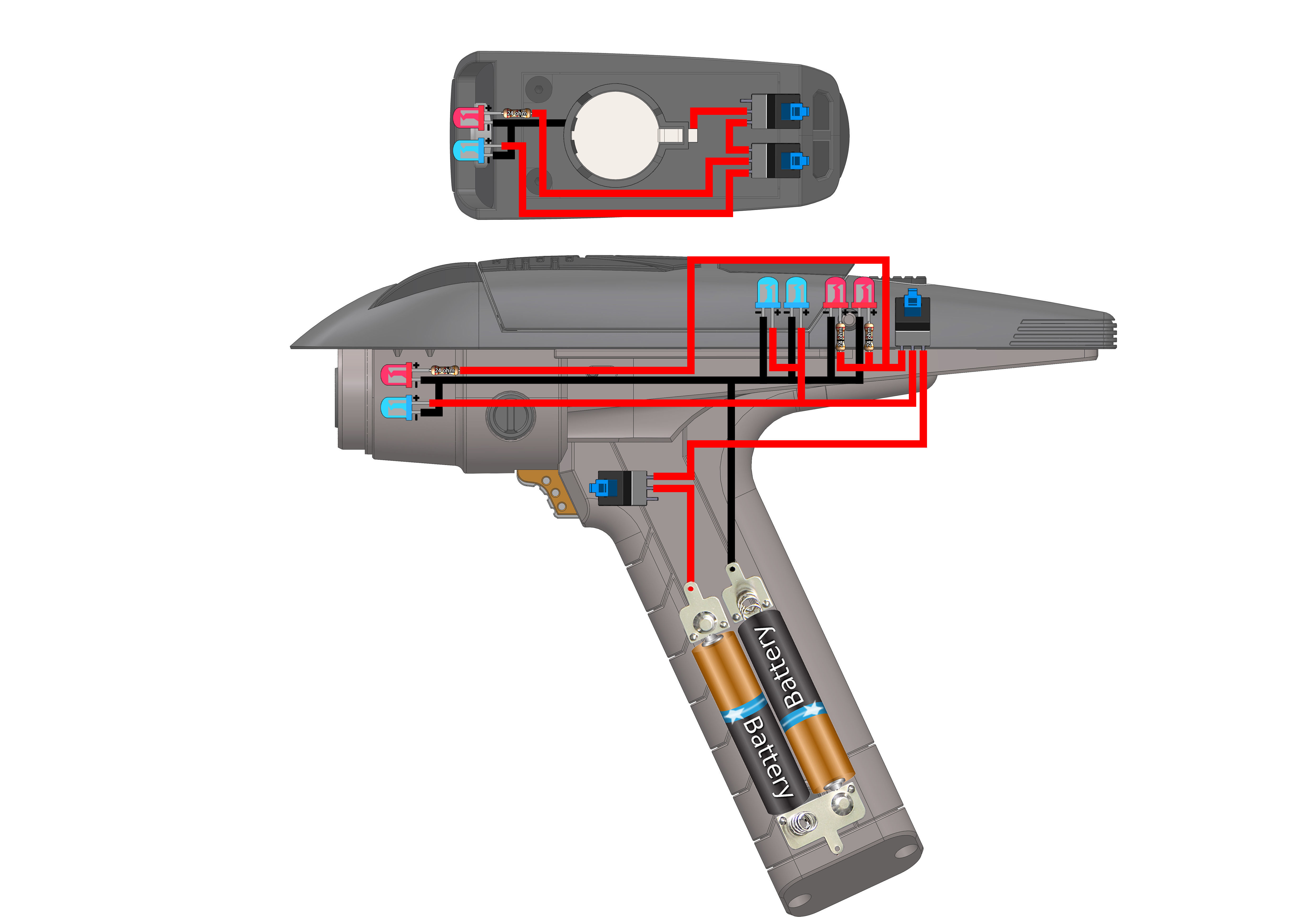 SEC 31 Phaser - Star Trek - STL CAD bundle - Personal Use 3D print model_12