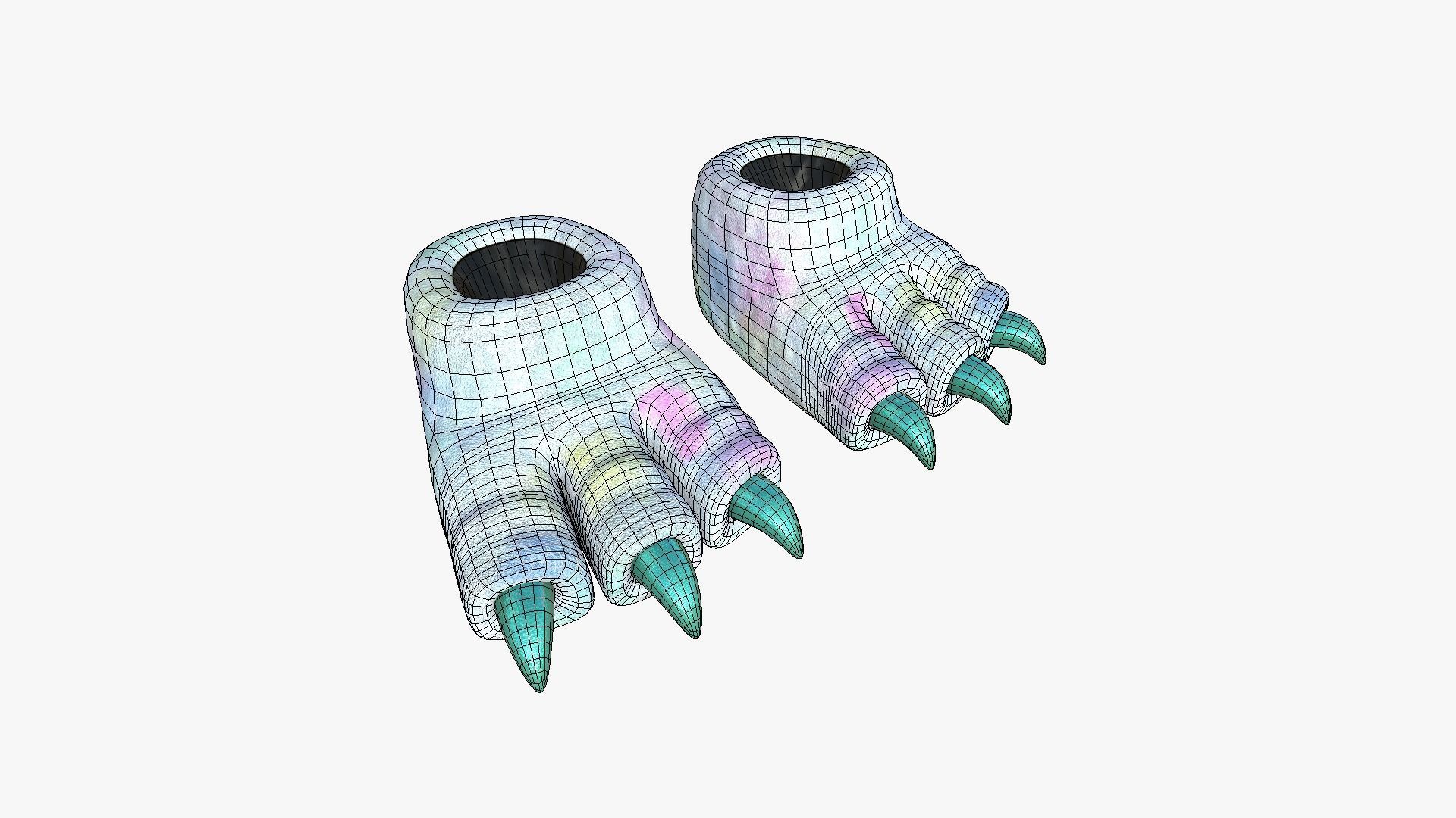 10 Slippers G Dino Paw Collection - Costume Character Design _67