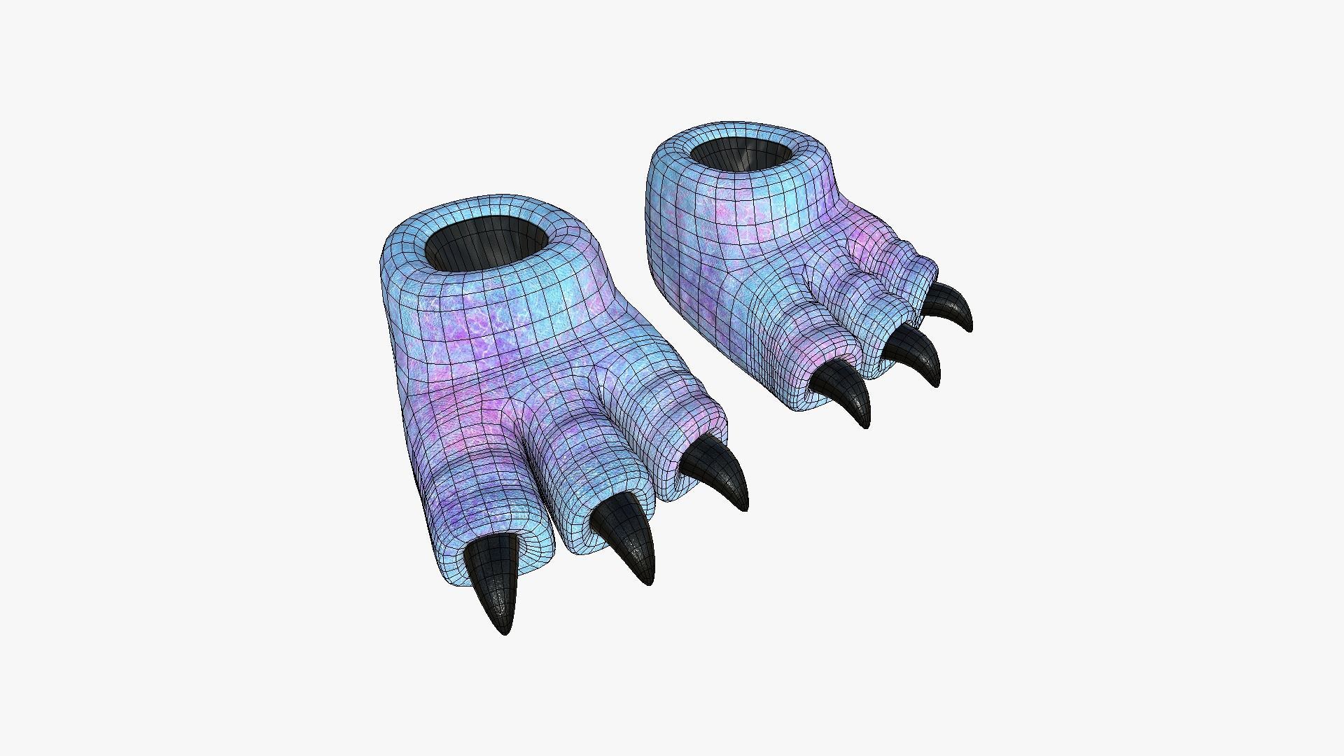 10 Slippers G Dino Paw Collection - Costume Character Design _66