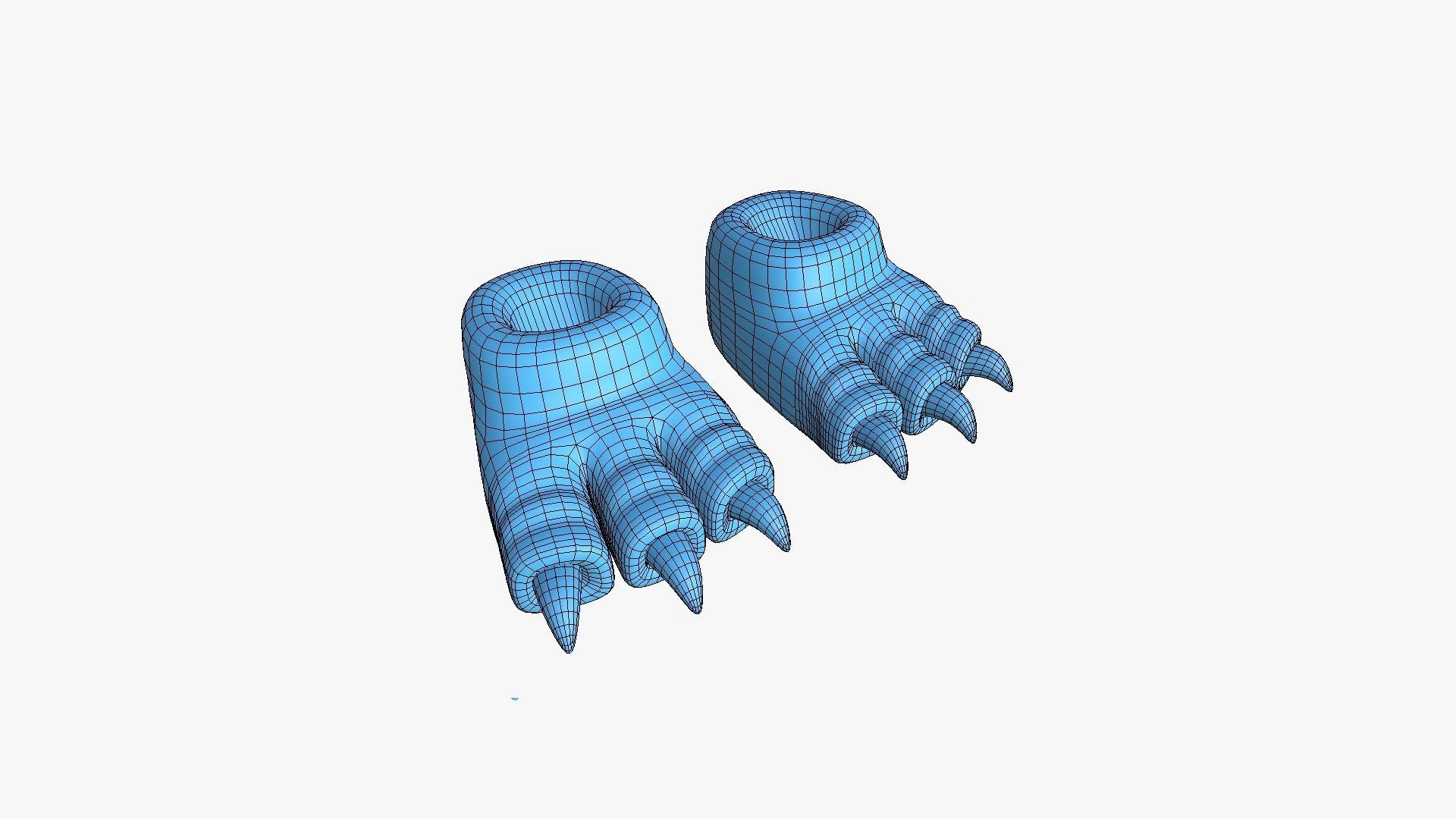 10 Slippers G Dino Paw Collection - Costume Character Design _27