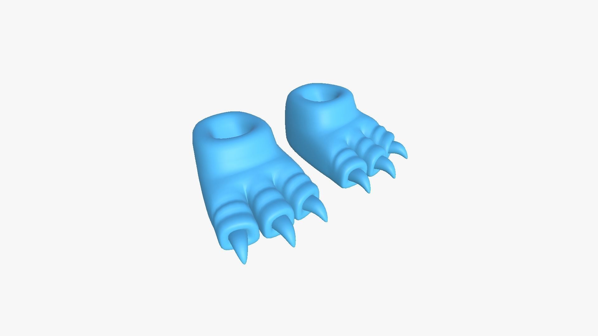 10 Slippers G Dino Paw Collection - Costume Character Design _26