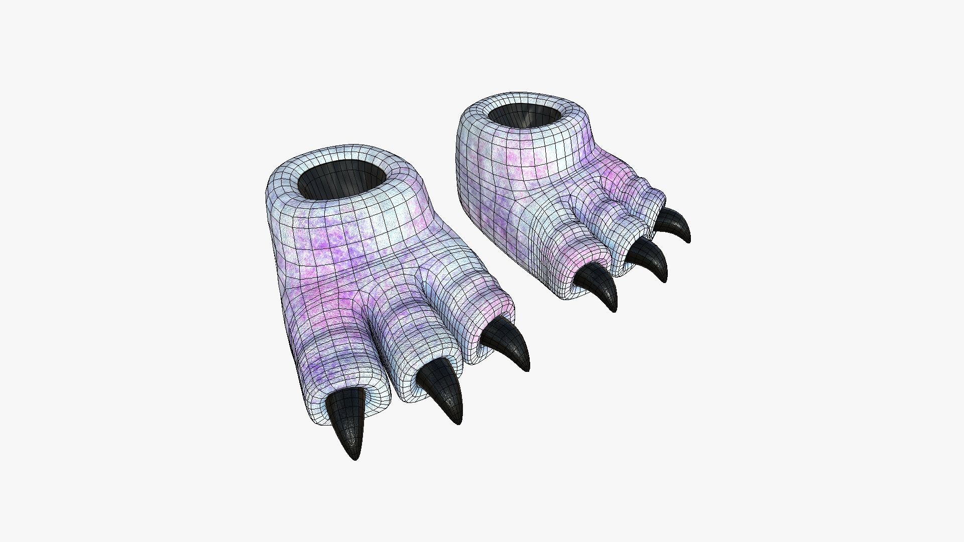 10 Slippers G Dino Paw Collection - Costume Character Design _73