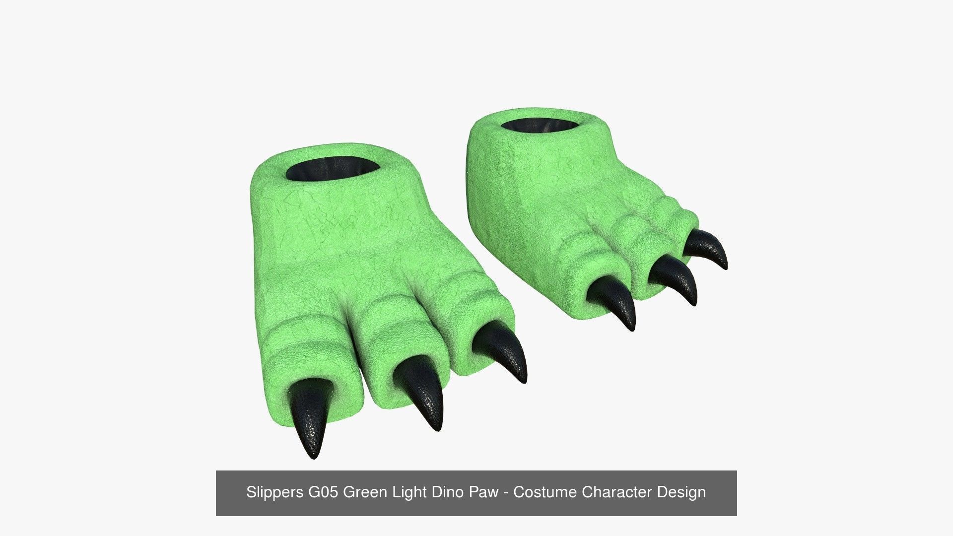 10 Slippers G Dino Paw Collection - Costume Character Design _9