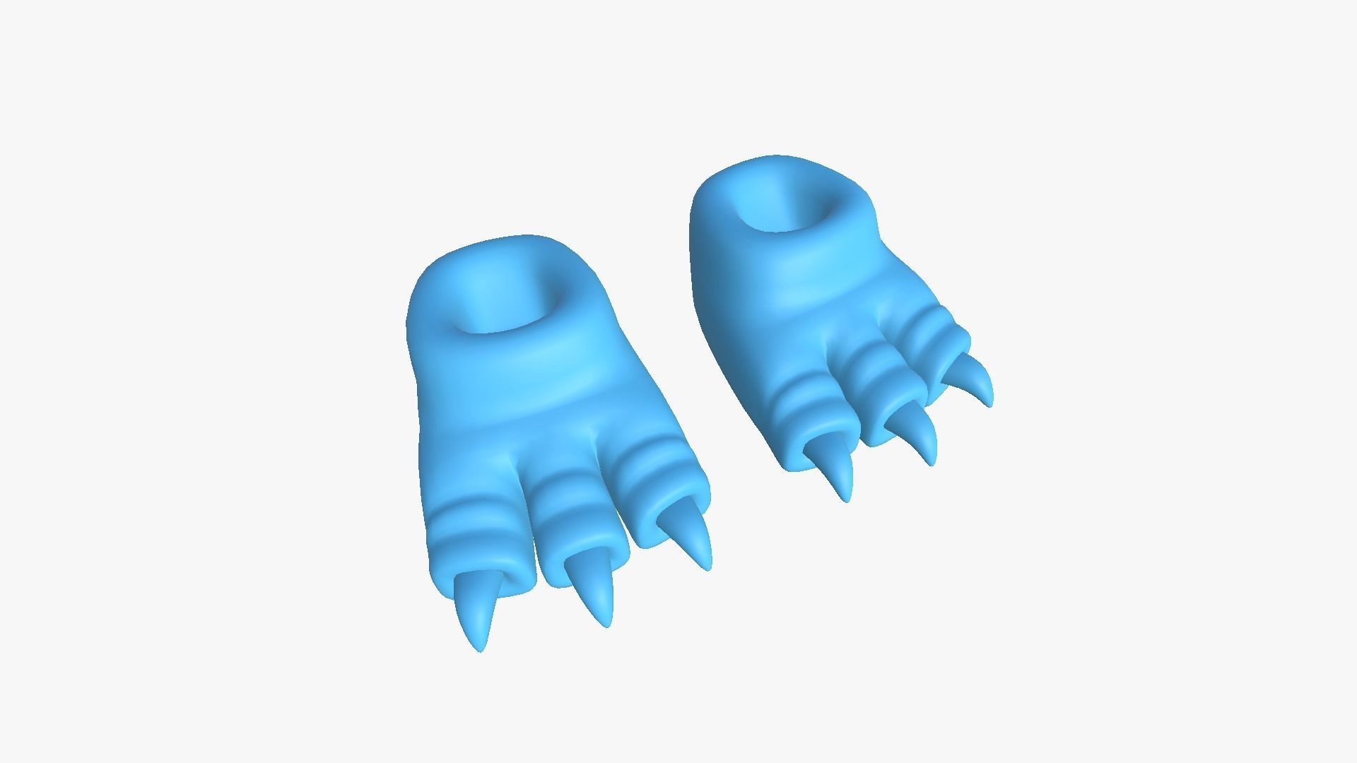 10 Slippers G Dino Paw Collection - Costume Character Design _23