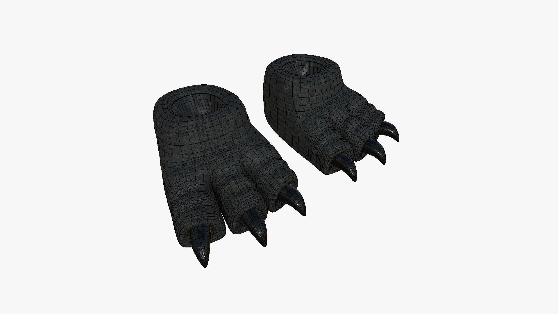 10 Slippers G Dino Paw Collection - Costume Character Design _77