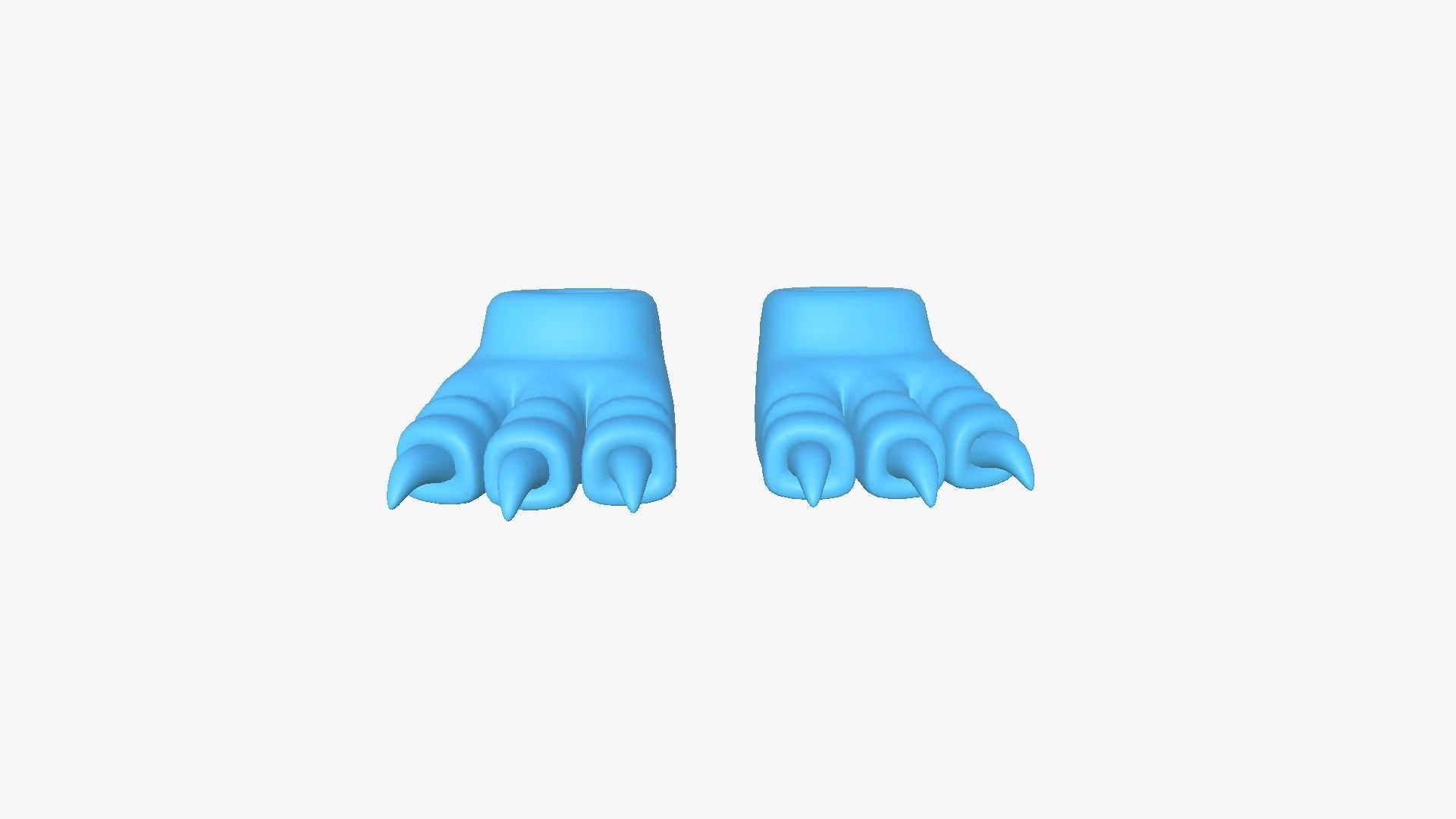 10 Slippers G Dino Paw Collection - Costume Character Design _21