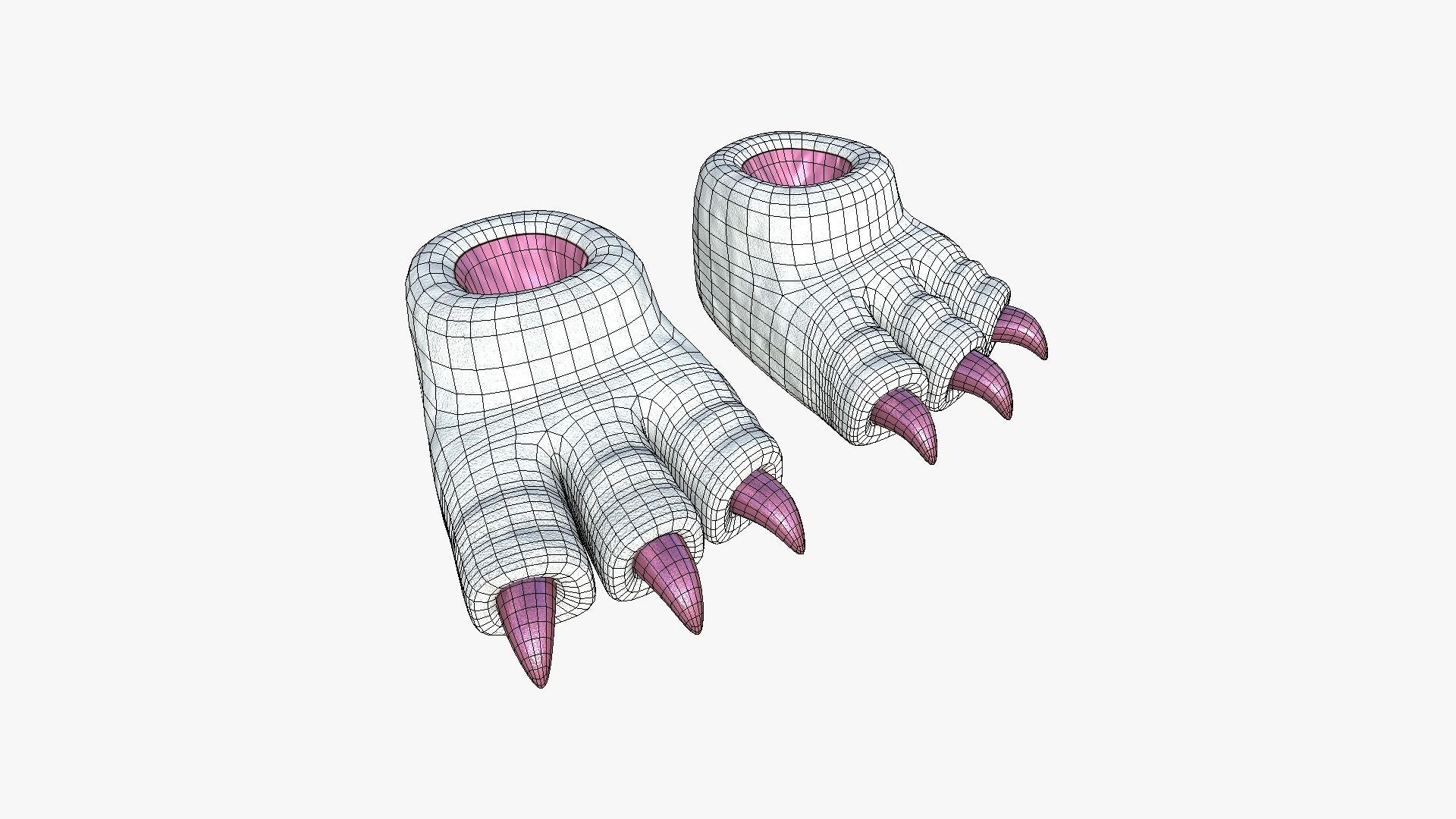 10 Slippers G Dino Paw Collection - Costume Character Design _86