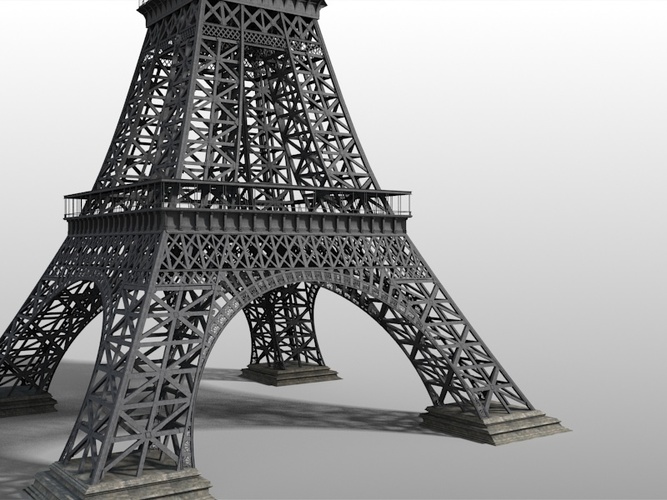 Eiffel Tower - MD 3D model