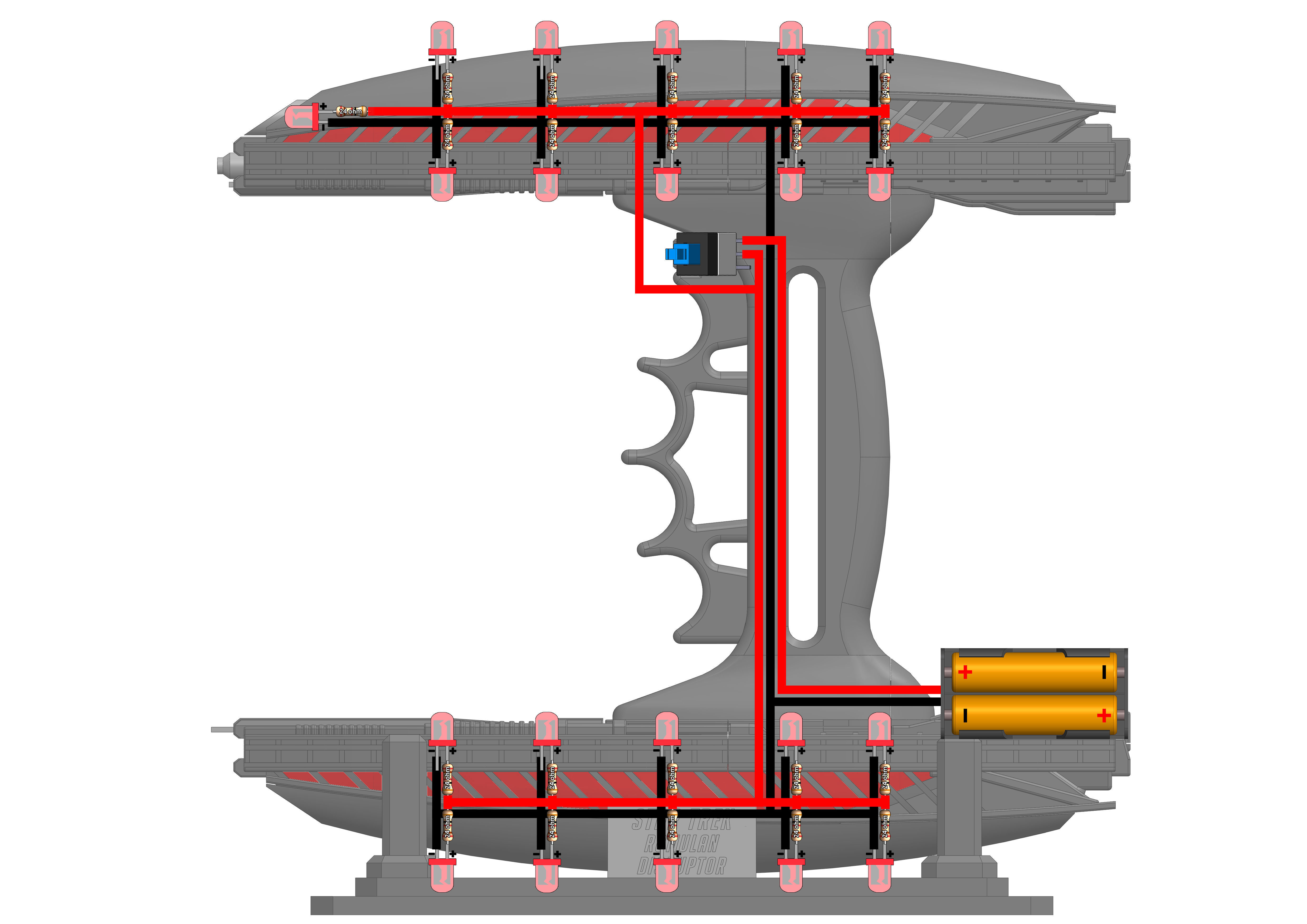 Romulan Disruptor - Star Trek - STL CAD bundle - Commercial Use 3D print model_10