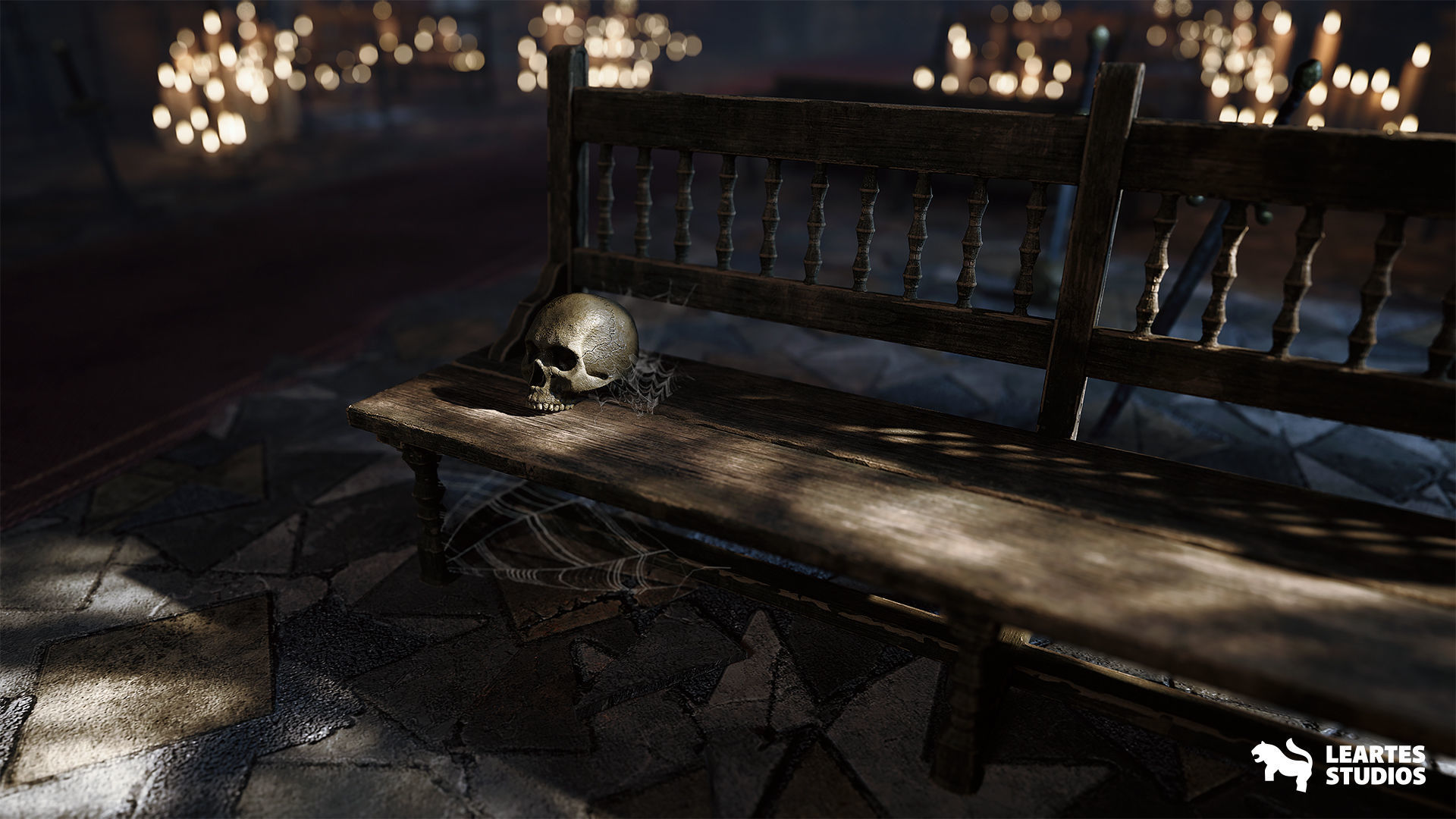 Throne Room Environment Low-poly 3D model_8