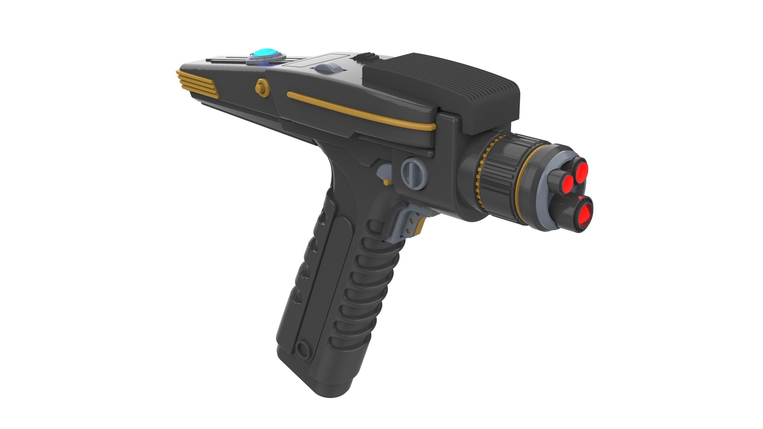 Discovery Phaser - Star Trek - STL CAD bundle - Commercial Use 3D print model_5