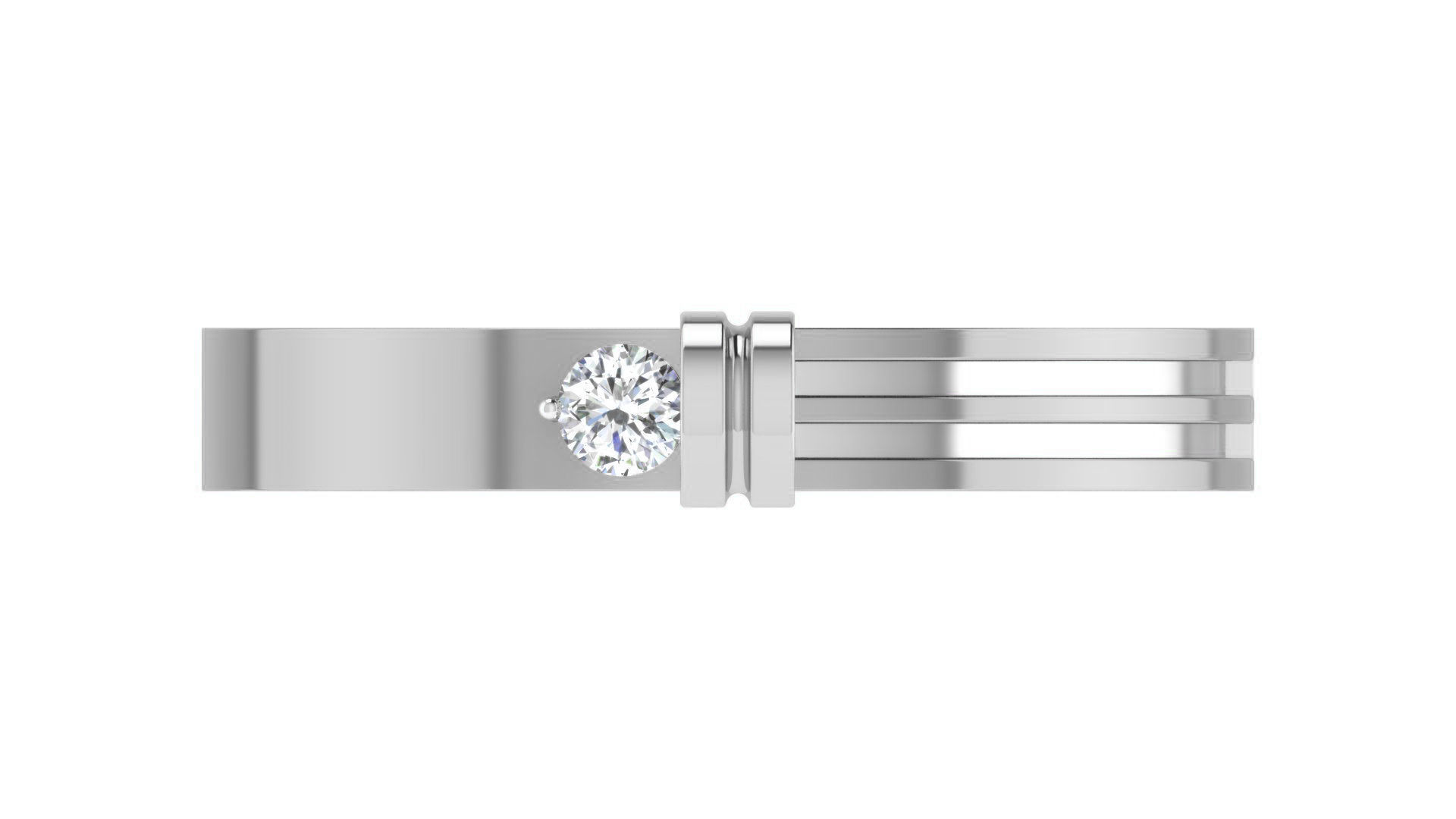 Couple Wedding Band Ring 3dm stl obj mtl gltf glb 3D print model_22