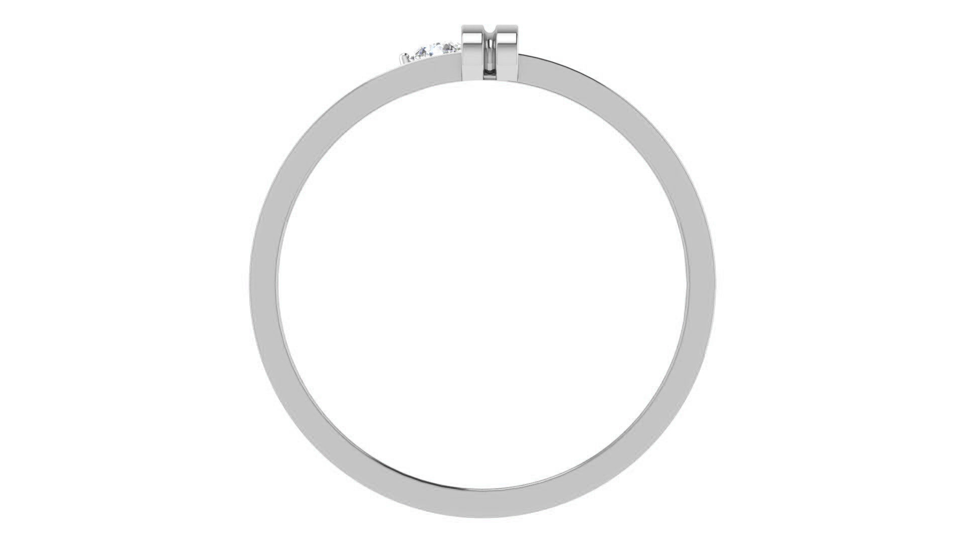 Couple Wedding Band Ring 3dm stl obj mtl gltf glb 3D print model_11