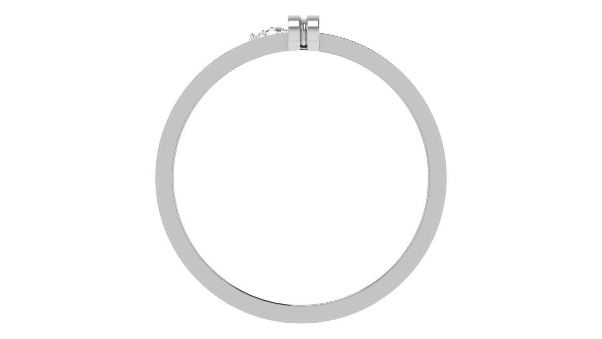 Couple Wedding Band Ring 3dm stl obj mtl gltf glb 3D print model_14