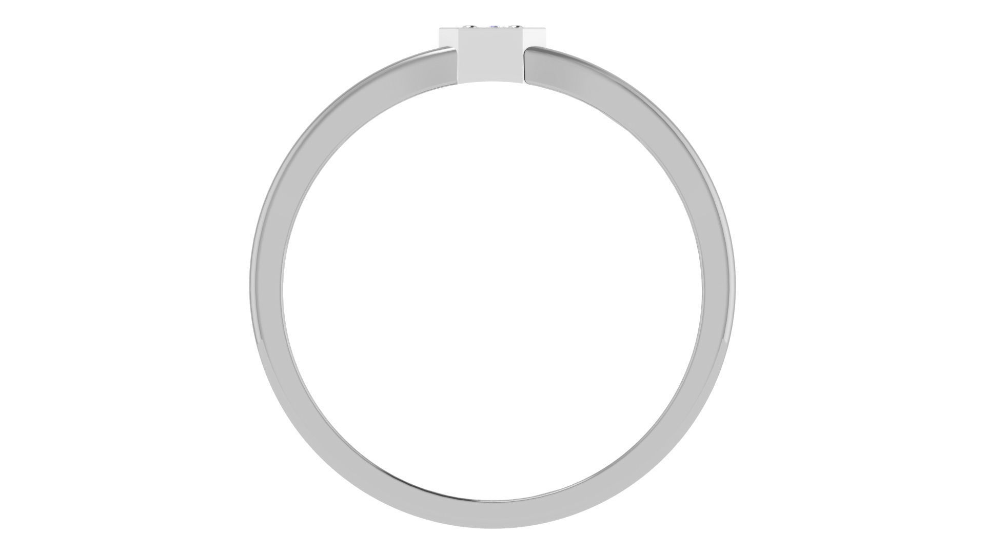 Couple Wedding Band Ring 3dm stl obj mtl gltf glb 3D print model_13