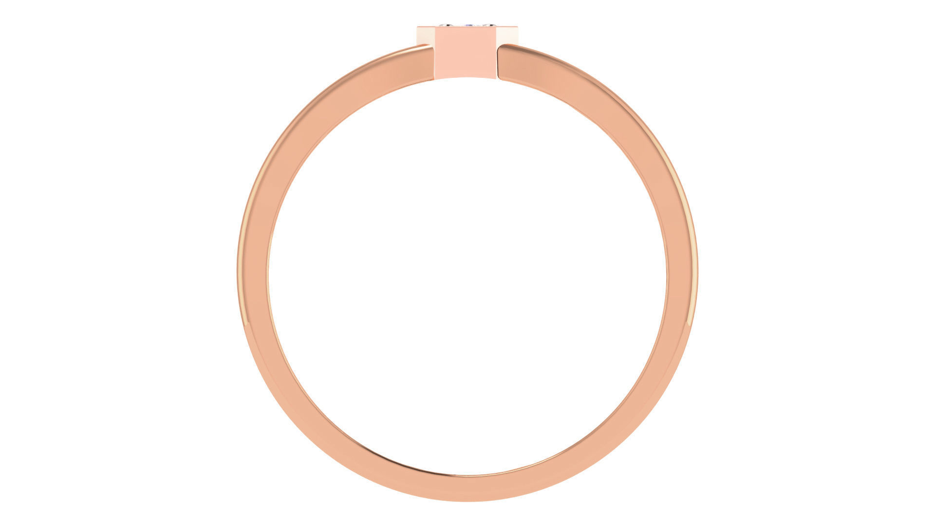 Couple Wedding Band Ring 3dm stl obj mtl gltf glb 3D print model_14