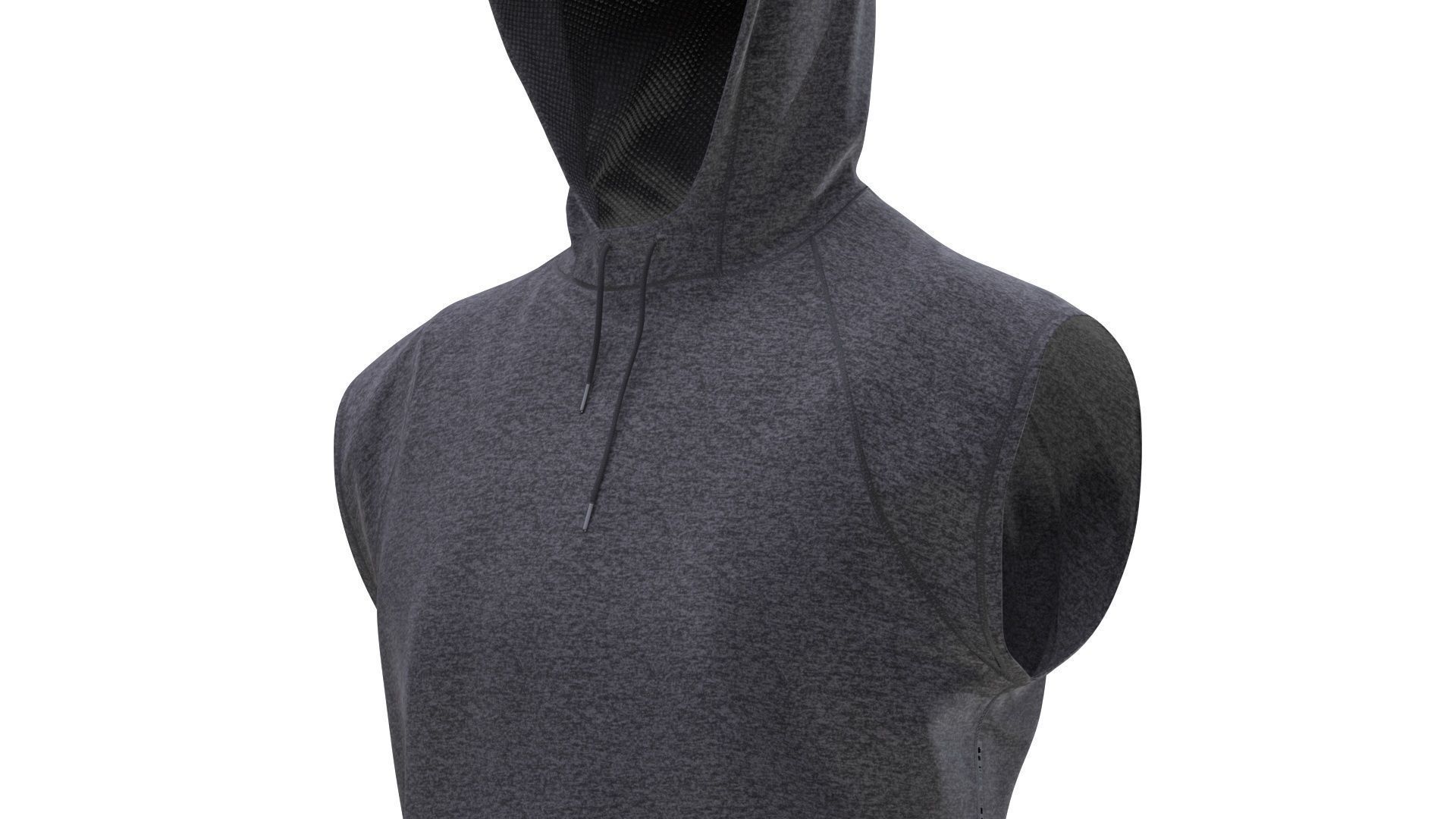 Shirt Low-poly 3D model_9