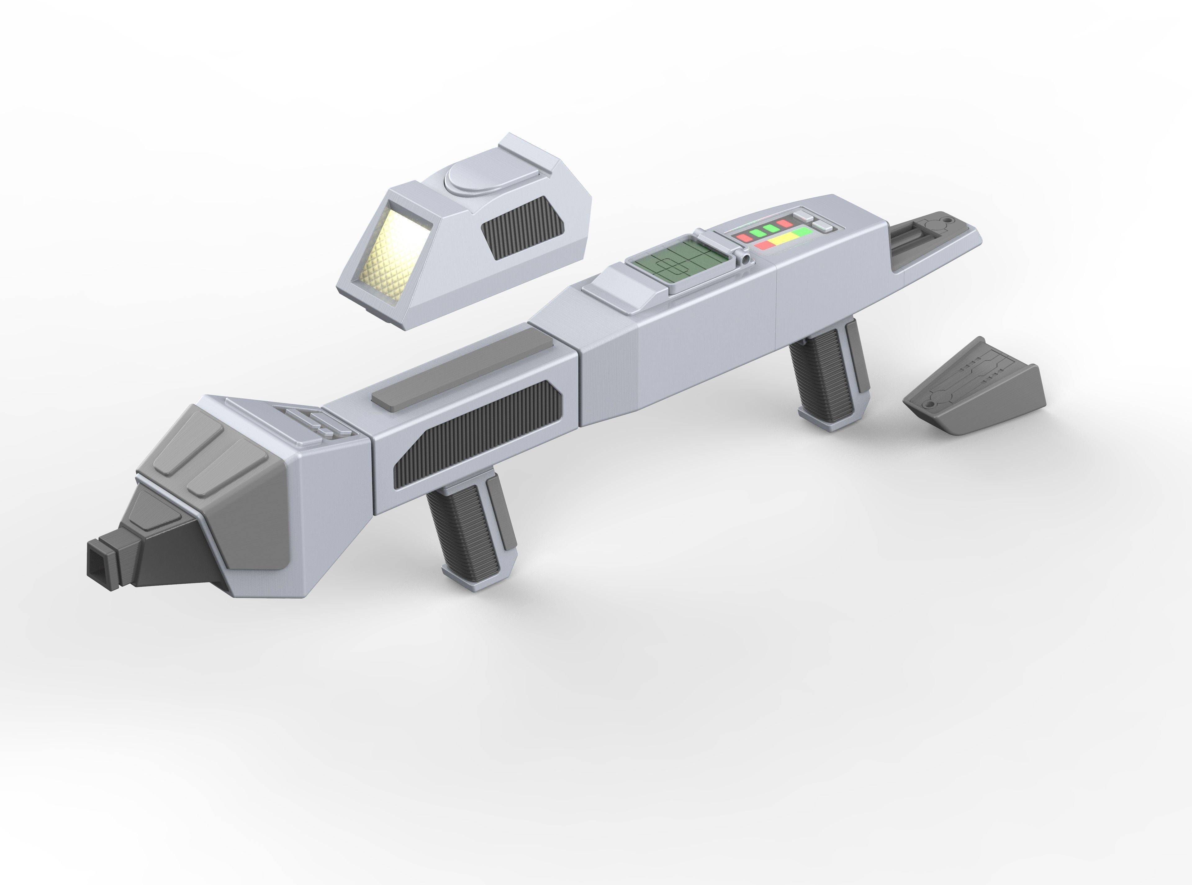 The Next Generation Type 3 Phaser Cannon - STL CAD - Commercial  3D print model_12