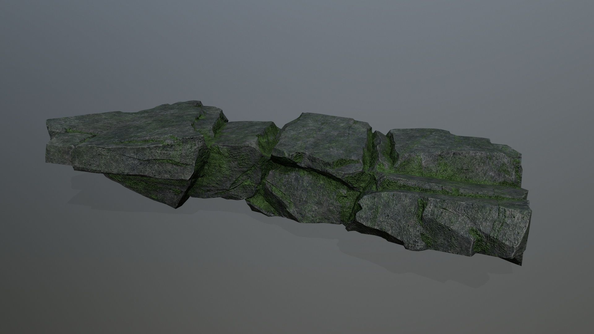 rocks Low-poly 3D model_4