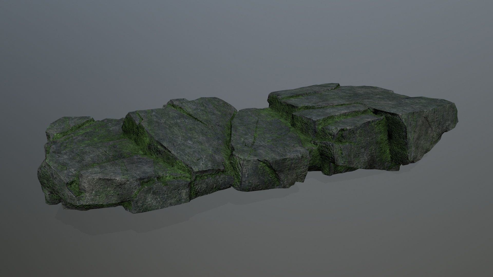 rocks Low-poly 3D model_6