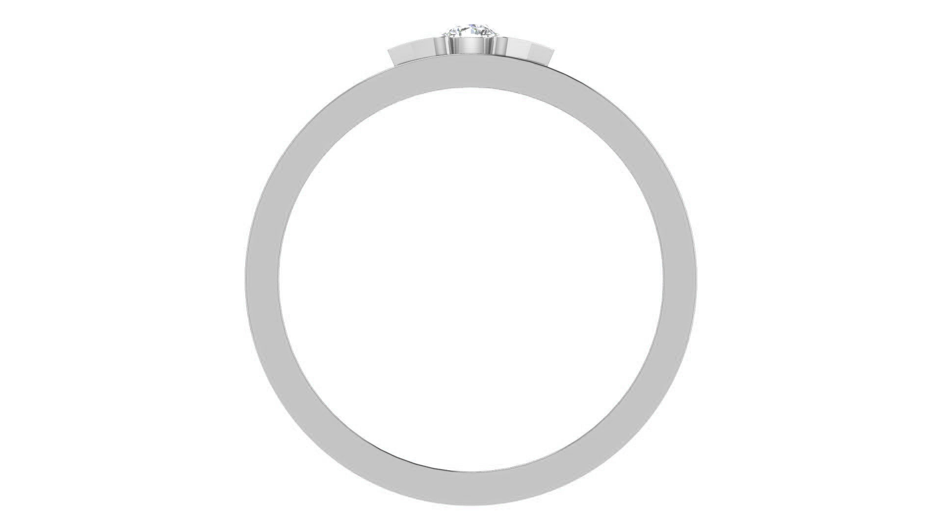 Couple Wedding Band Ring 3dm stl obj mtl gltf glb 3D print model_10