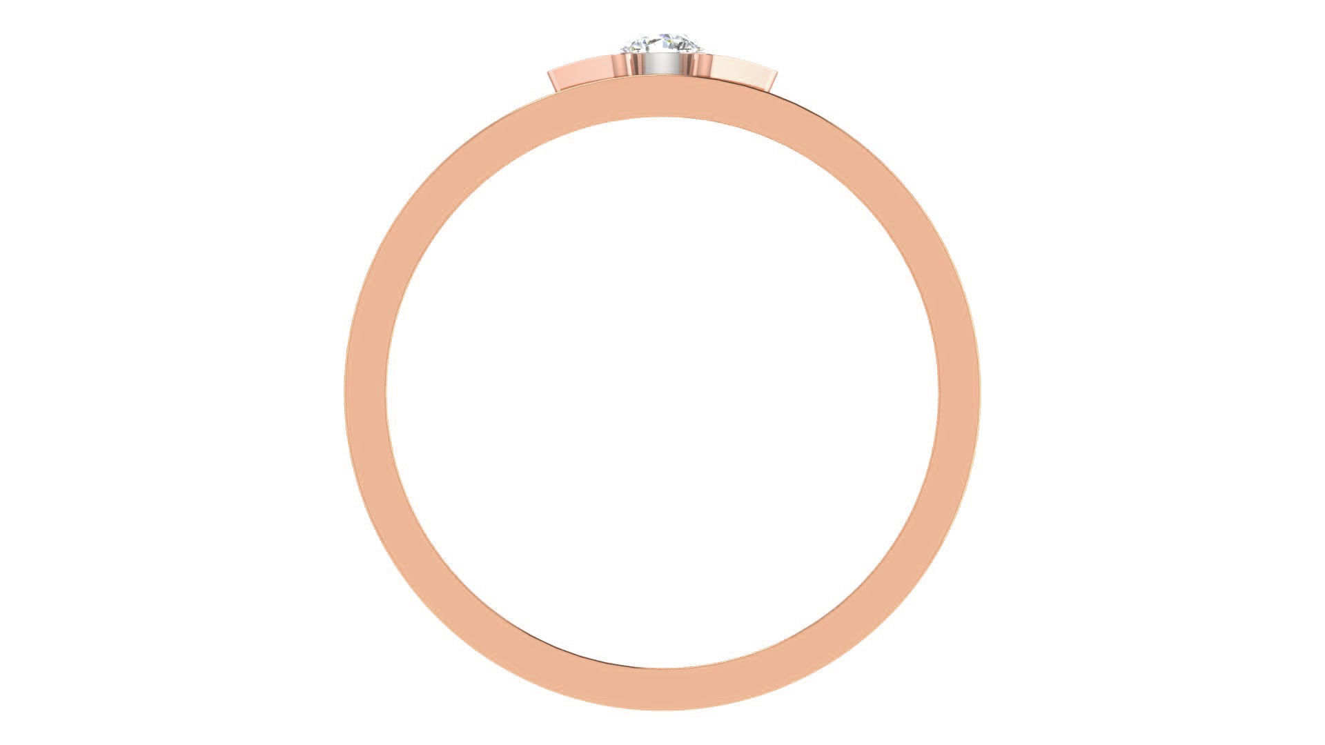 Couple Wedding Band Ring 3dm stl obj mtl gltf glb 3D print model_14