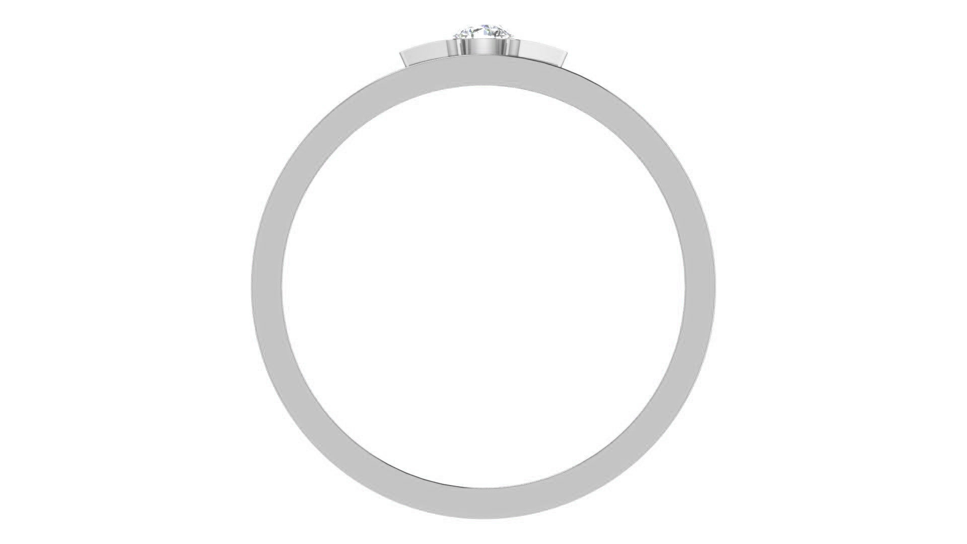 Couple Wedding Band Ring 3dm stl obj mtl gltf glb 3D print model_12