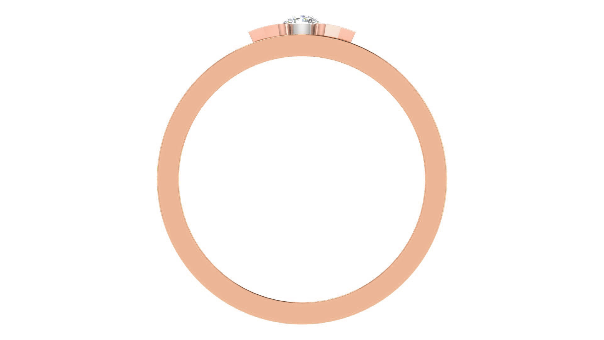 Couple Wedding Band Ring 3dm stl obj mtl gltf glb 3D print model_11