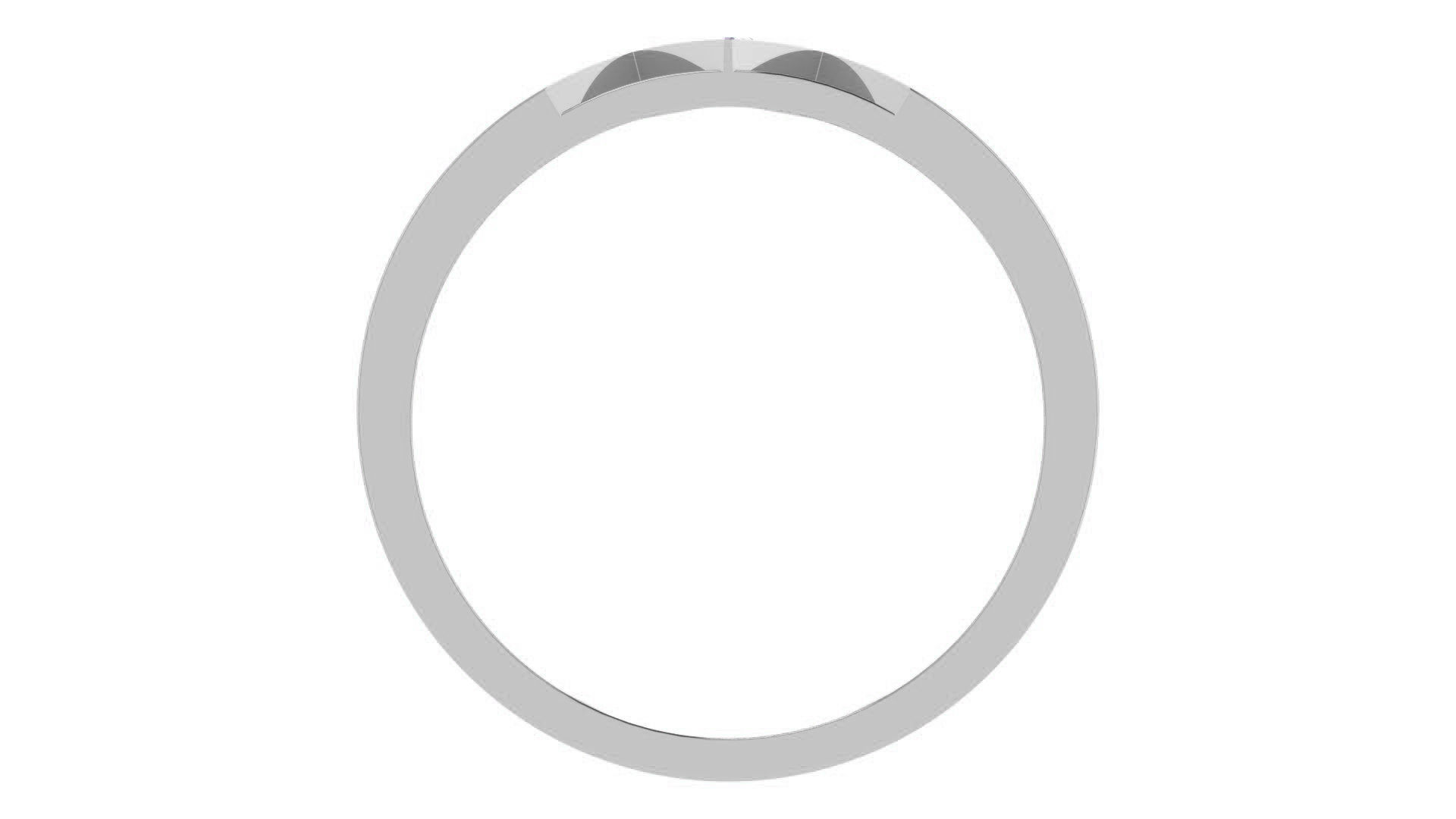 Couple Wedding Band Ring 3dm stl obj mtl gltf glb 3D print model_13