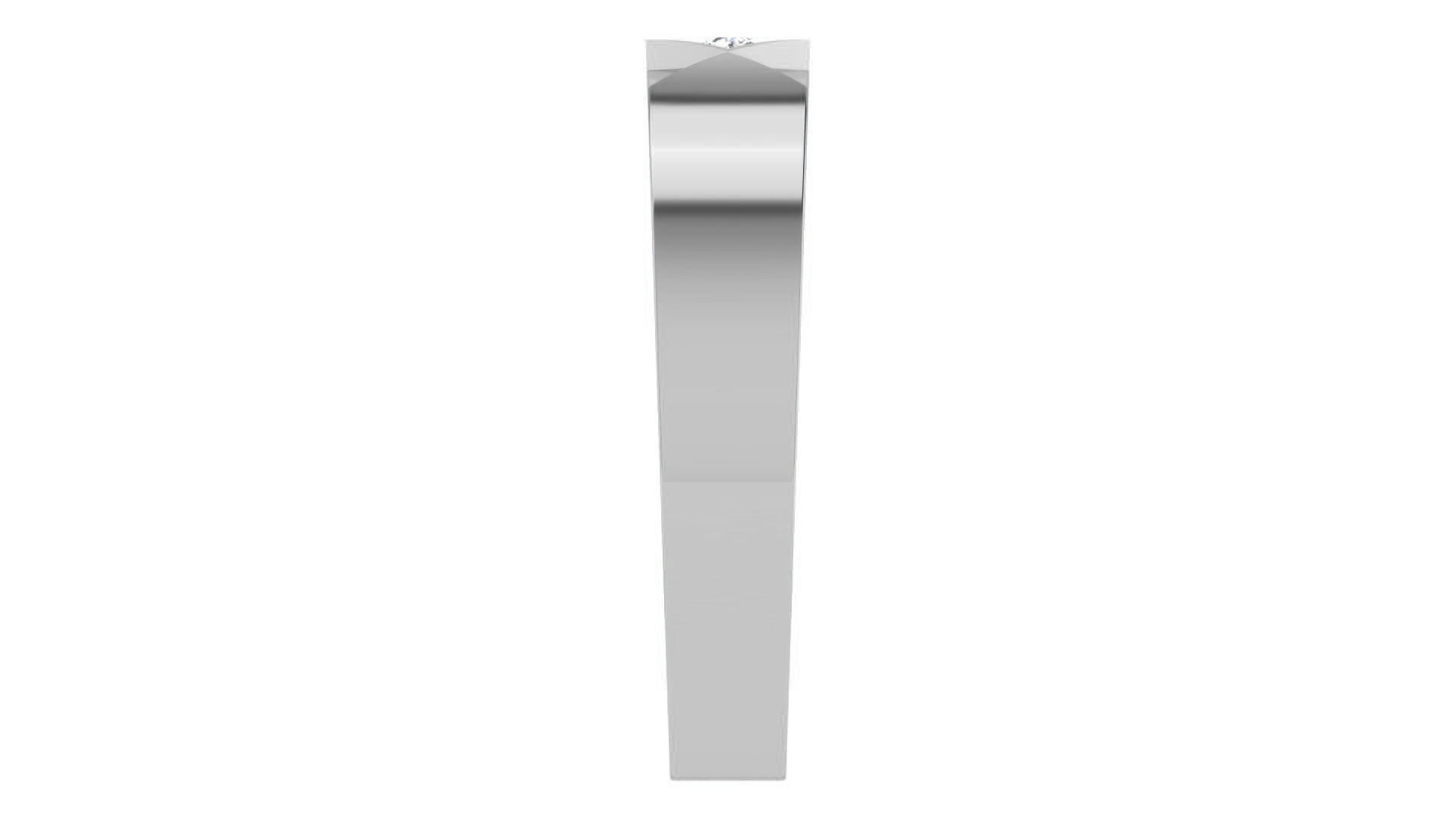 Couple Wedding Band Ring 3dm stl obj mtl gltf glb 3D print model_17