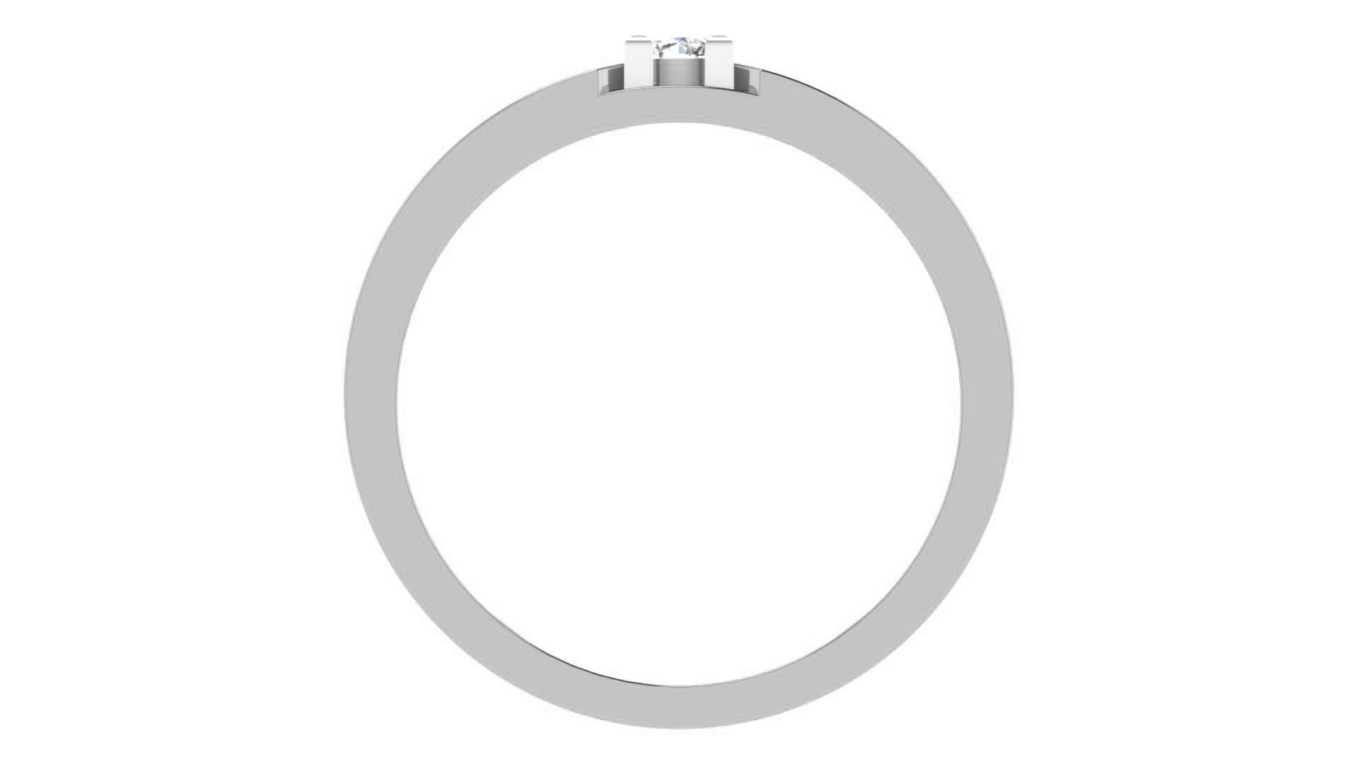 Couple Wedding Band Ring 3dm stl obj mtl gltf glb 3D print model_11