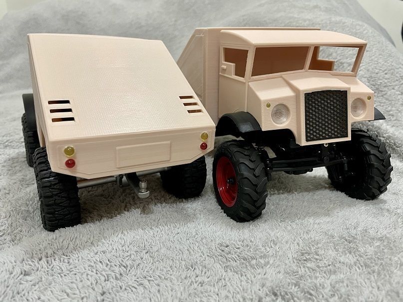 Gun Tractor for FCX24 3D print model_2