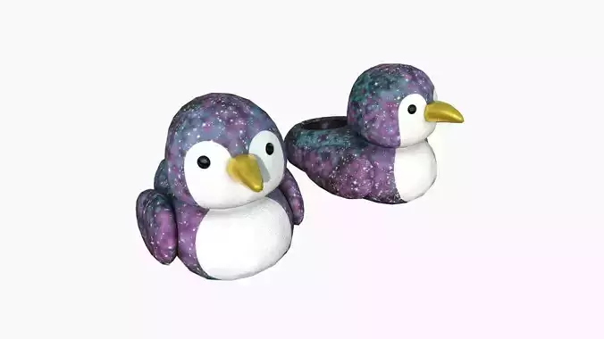 Slippers J09 Galaxy Bird - Costume Character Design