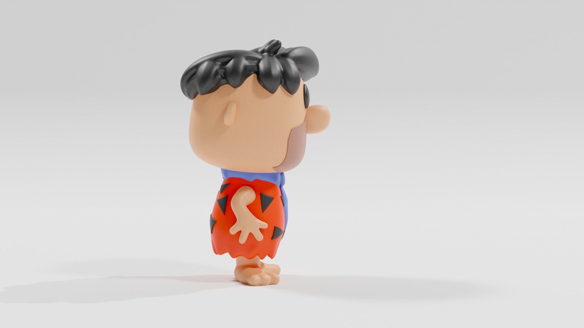 fred flintstone funko pop 3D print model_8